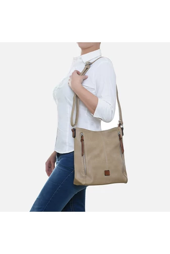 Černá dámská crossbody kabelka Bonluo z PU kůže 29*24*9cm