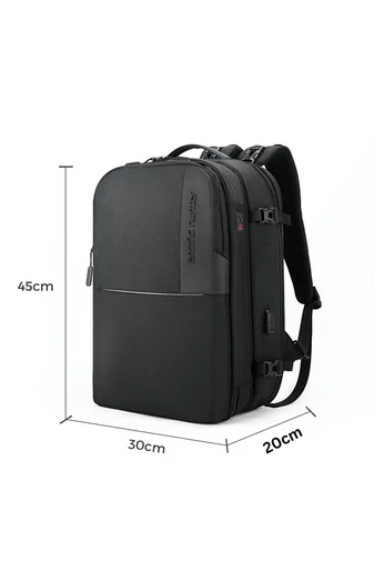 Arctic Hunter Černý multifunkční batoh 2v1 na Obchod a Cestování, s odnímatelnou částí, velikost 45*30*20 cm