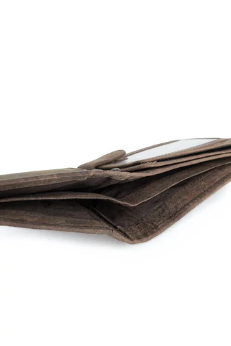 Bellugio Hnědá pravá kožená pánská peněženka se vzorem koně (13*9,5*2cm)