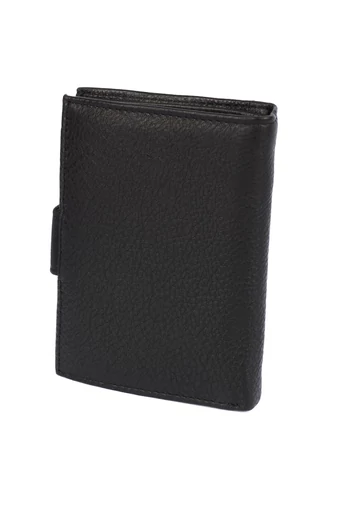 Černá Pánská peněženka Bellugio elegantní z přírodní kůže s ochranou RFID Velikost 12*10*2cm