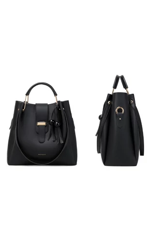 Bonluo sada černých kabelek - přes rameno, crossbody a příležitostná (3ks)
