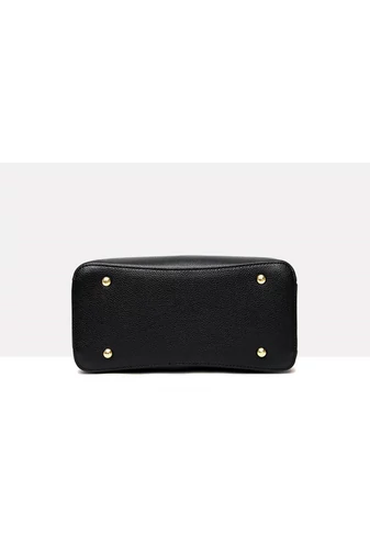 Bonluo Černošedá kabelka/crossbody z imitace kůže Velikost 21*27*13cm