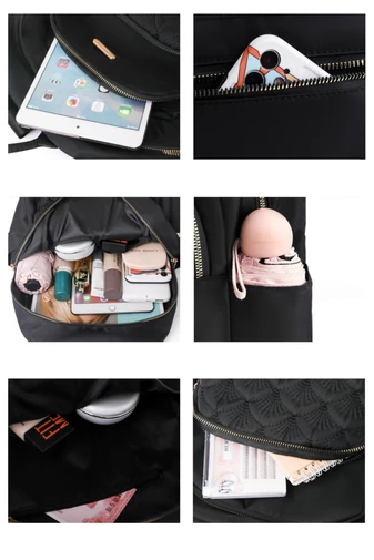Černý batoh nepromokavý lehký odolný a praktický rozměr (33*28*12cm)