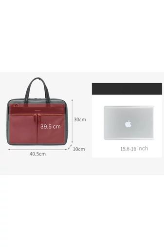 Černá vodotěsná polyesterová taška na notebook Bonluo Velikost (30*40,5*10 cm)