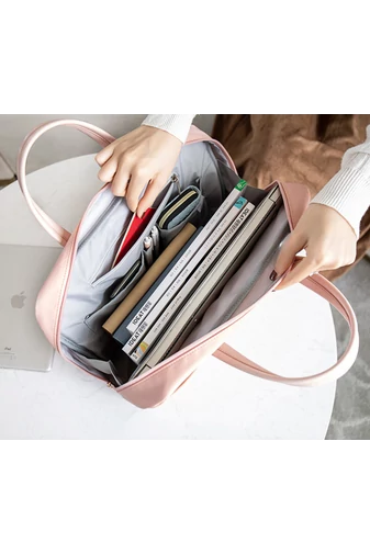 Černá vodotěsná polyesterová taška na notebook Bonluo Velikost (30*40,5*10 cm)
