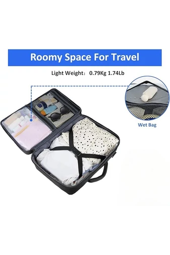 Multifunkční Batoh Černý Bonluo s velikostí pro 15,6palcový laptop Wizzair 40*30*20cm