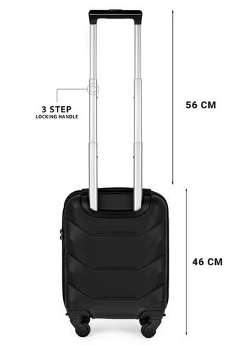 Příruční Palubní Kufr Wizz-Air Ryanair Bonluo Růžovo Zlatý ABS Velikost 40*30*20cm