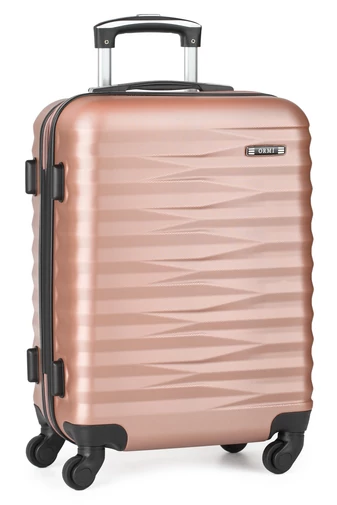 Sada Rosegold Kufrů z Tvrdého ABS materiálu
