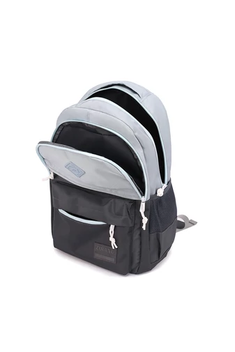 Multifunkční školní batoh s prostorem pro notebook o velikosti 15,6”, Šedý 45*31*18cm