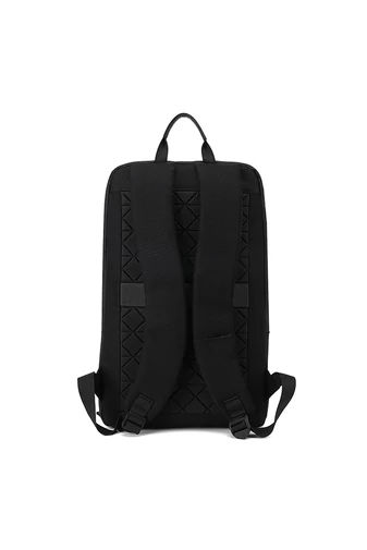 Černý Slim Business Batoh Z Materiálu Oxford, Voděodolný, S USB Portem A Přihrádkou Na 15,6" Notebook, 27x6x43cm
