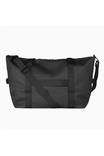 Středně Velká Černá Nepromokavá Cestovní Taška Z PU 43x19x35cm