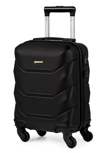 Příruční Palubní Kufr Wizz-Air Ryanair Bonluo Černý ABS Velikost 40*30*20cm