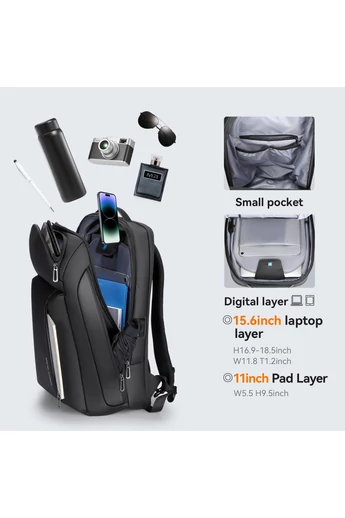 Multifunkční Rozšiřitelný Batoh Mark Ryden na notebook 15,6'' Oxford materiál, Kapacita 25-35L