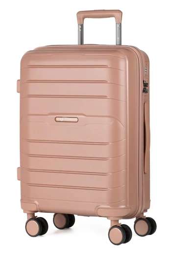 Ormi Velký rosegold kufr prémiové kvality, extrémně odolný vůči nárazům, velikost 76*50*28cm