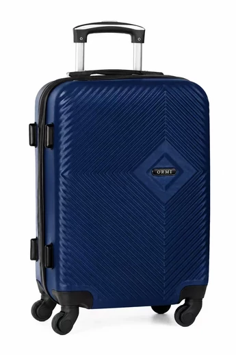Palubní Kufr Wizzair s Tvrdou Stěnou z ABS, Tmavě Modrý 55*38*22cm