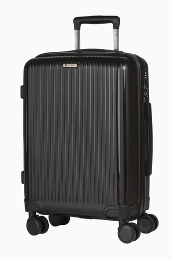 Troler Mic Negru Din Polipropilenă Premium, Foarte Rezistent La Șocuri, 55*38*20cm