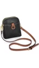 Černá mini crossbody kabelka Bonluo vyrobená z přírodní kůže Velikost (20*14*8cm)